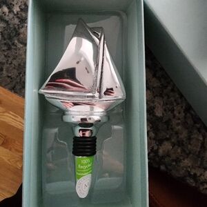 Sailboat bottle stopper